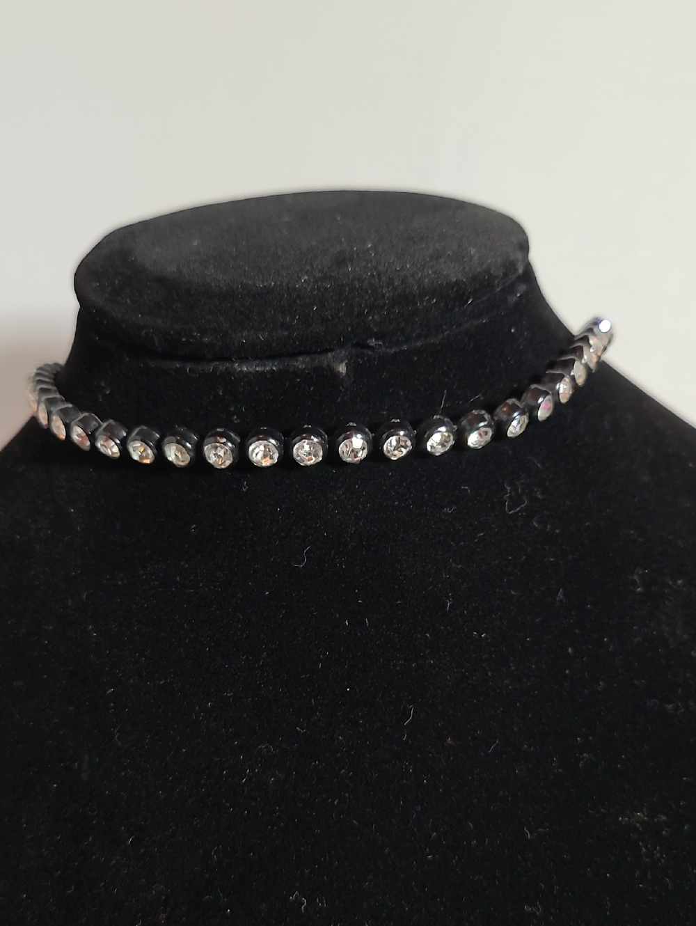 Vintage Rhinestone Choker Necklace